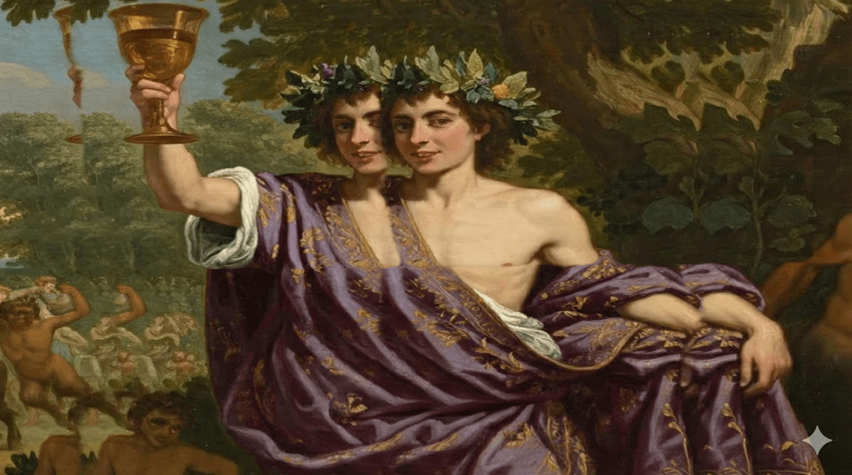 Dîner entre amis - table abondante